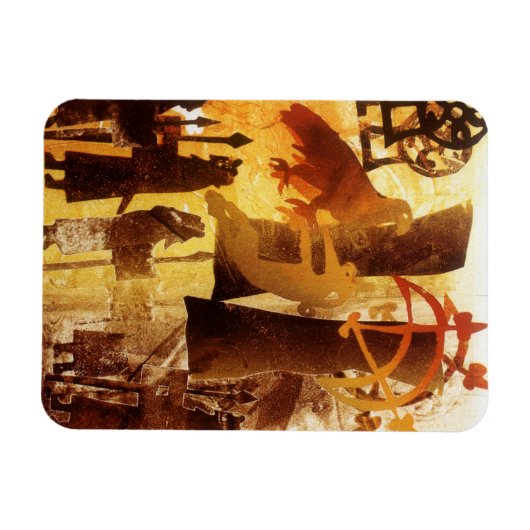 Magnet Flexible Pierre de garde et symboles (Horizontal)