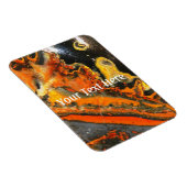 Magnet Flexible Pierres Orange Tournées (Côté Droit)