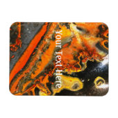 Magnet Flexible Pierres Orange Tournées (Horizontal)