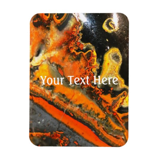Magnet Flexible Pierres Orange Tournées (Vertical)