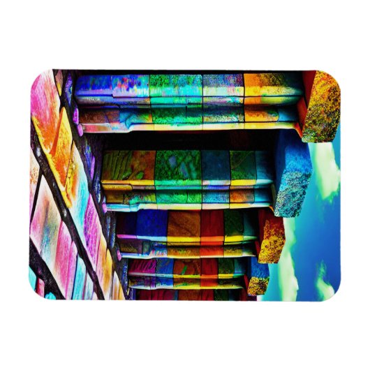 Magnet Flexible Pierres psychédéliques (Horizontal)