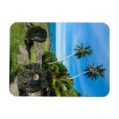 Magnet Flexible Pierres Rai Sur L'Île De Yap (Horizontal)