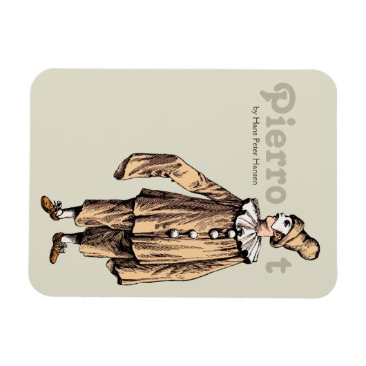 Magnet Flexible Pierrot by Hans Peter Hansen CC0176 (Horizontal)