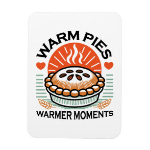 Magnet Flexible Pies chaudes Moments plus chauds - Conception d'au