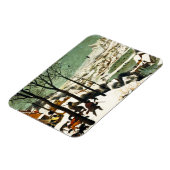 Magnet Flexible Pieter Bruegel Chasseurs dans l'aimant de neige (Côté Gauche)