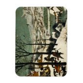 Magnet Flexible Pieter Bruegel l'Ancien - Chasseurs dans la neige (Vertical)
