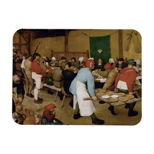 Magnet Flexible Pieter Bruegel l'Ancien - Mariage paysan (Horizontal)