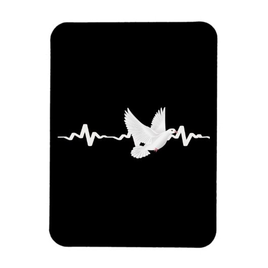 Magnet Flexible Pigeon Carrier Pigeon Heartbeat (Vertical)