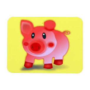 Magnet Flexible Piggy souriante