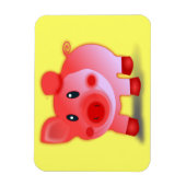 Magnet Flexible Piggy souriante (Vertical)