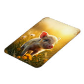 Magnet Flexible Piglet au coucher du soleil (Côté Gauche)
