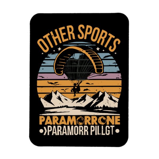 Magnet Flexible Pilote de paramoteur Paramoteur (Vertical)