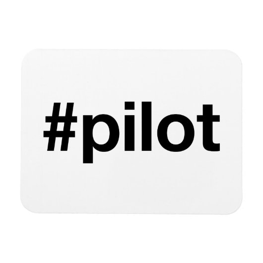 Magnet Flexible PILOTE Hashtag (Horizontal)