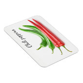Magnet Flexible Piments rouges et verts (Côté Droit)
