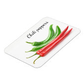 Magnet Flexible Piments rouges et verts (Côté Gauche)