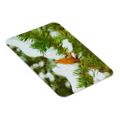Magnet Flexible Pin couvert de neige Impressionnisme Abstrait (Côté Droit)