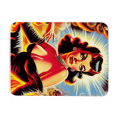 Magnet Flexible Pin-up diabolique rétro (Horizontal)