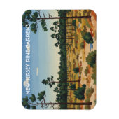 Magnet Flexible Pine Barrens New Jersey Travel (Vertical)