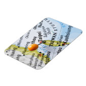 Magnet Flexible Pinglette de carte placée à Taipei, Taïwan sur la  (Côté Gauche)
