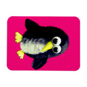 Magnet Flexible Pingouin drôle (Horizontal)