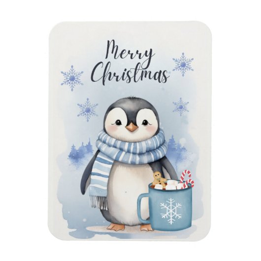 Magnet Flexible "Pingouin mignon 3" (Vertical)