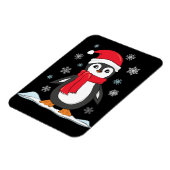 Magnet Flexible Pingouin mignon de Noël (Côté Gauche)