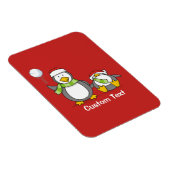 Magnet Flexible Pingouins de Noël (Côté Droit)