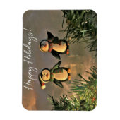 Magnet Flexible Pingouins de vacances (Vertical)