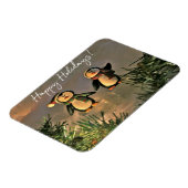 Magnet Flexible Pingouins de vacances (Côté Gauche)