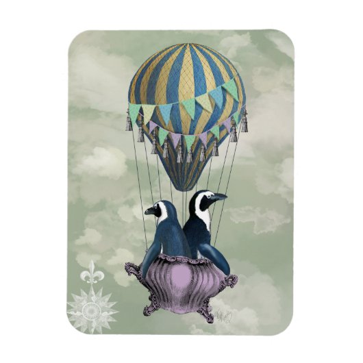 Magnet Flexible Pingouins volants 2 (Vertical)
