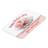 Magnet Flexible Pink Peony Fête des mères (Côté Gauche)