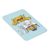 Magnet Flexible Pinky et le cerveau | Laboratoire (Côté Droit)