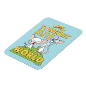 Magnet Flexible Pinky et le cerveau | Reprendre Le Monde (Côté Gauche)