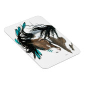 Magnet Flexible Pinto Horse Feathers par Bihrle (Côté Droit)