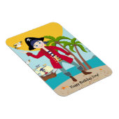 Magnet Flexible Pirate kid birthday (Côté Droit)