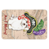 Magnet Flexible Pirate maltais (Horizontal)