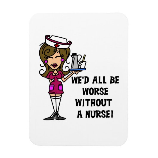 Magnet Flexible Pire sans infirmière (Vertical)