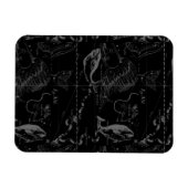 Magnet Flexible Pisces Constellation Hevelius 1690 sur Black (Horizontal)