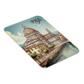 Magnet Flexible Pise Italie europe Voyage (Côté Droit)