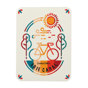 Magnet Flexible Piste cyclable Retro Erie Canal.