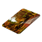 Magnet Flexible Piste de bois avec feuillage d'automne (Côté Gauche)