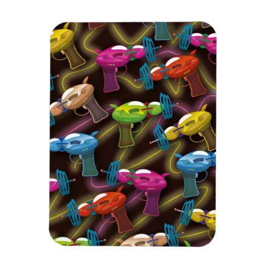 Magnet Flexible pistolet à rayons sci fi (Vertical)