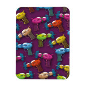 Magnet Flexible pistolet à rayons sci fi (Vertical)