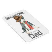 Magnet Flexible Pit Bull Papa (Côté Droit)