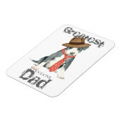 Magnet Flexible Pit Bull Papa (Côté Gauche)