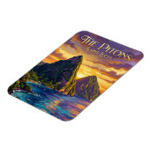 Magnet Flexible Pitons Sainte-Lucie (Côté Gauche)