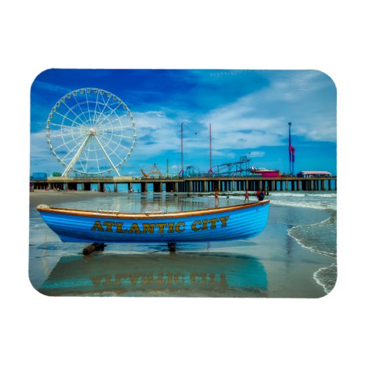Magnet Flexible Pittoresque Atlantic City Boardwalk (Horizontal)