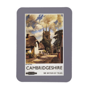 Magnet Flexible Pittoresque Country View British Railways Poster