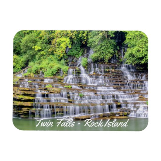 Magnet Flexible Pittoresque Twin Falls Rock Island (Horizontal)