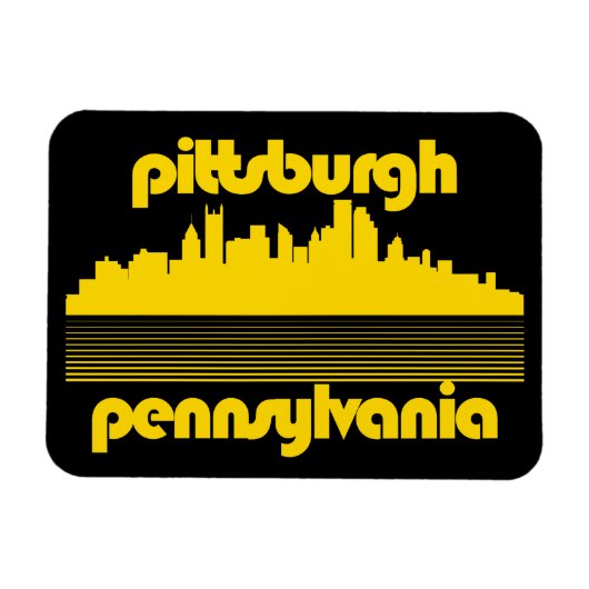 Magnet Flexible Pittsburgh Pennsylvanie (Horizontal)